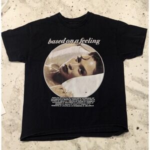 Sabrina Claudio Based On A Feeling Tour T Shirt Black‎ Graphic Print Size L